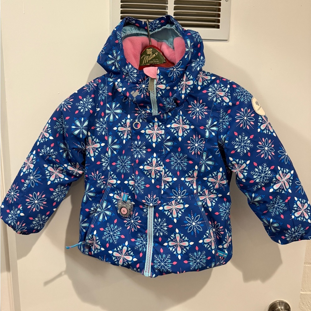 Girls Obermeyer Ski Jacket size 5 in EUC